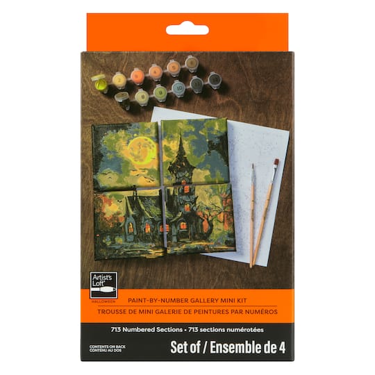 Haunted House Paint-by-Number Gallery Mini Kit by Artist's Loft®